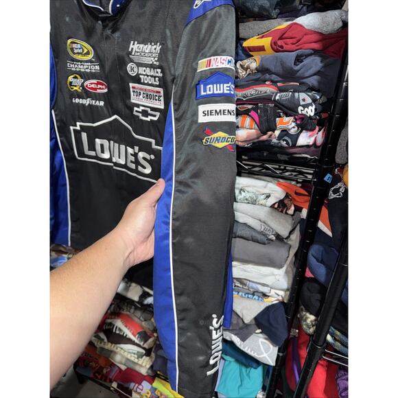 Vintage Chase Authentics Jimmie Johnson Lowe’s Racing Jacket Size Xxl - Picture 4 of 7